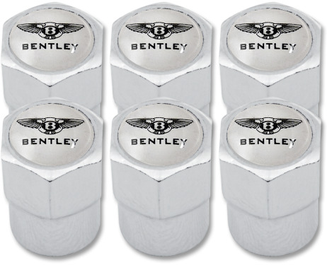 6 Bentley plastic valve caps