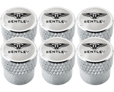 6 bouchons de valve Bentley strié