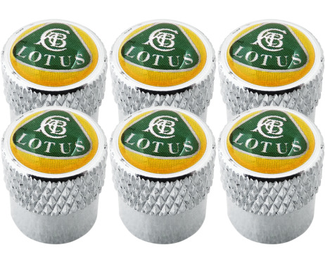 6 Lotus striated valve caps