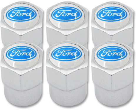 6 Ventilkappen Ford CMax Ford FiestaFocusFusionGalaxyGTKaKugaMondeoMustangRangerSMaxStr