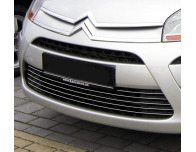 Baguette de calandre inférieure chromée Citroën C4 Picasso 0712