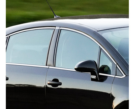 Baguette chromée de contour des vitres latérales compatible Citroën C4 Berline
