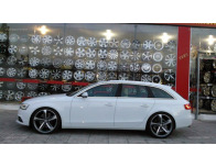 Baguette chromée de contour des vitres latérales pour Audi A4 série 3 avant 0811