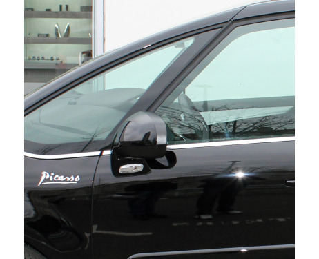 Baguette chromée de contour inférieur des vitres Citroën C4 Picasso 0712