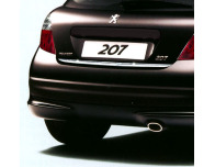 Baguette de coffre chromée pour Peugeot 207 0612 Peugeot 207 CC 0715 Peugeot 207 SW 0713