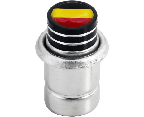 Cigarette lighter German flag Deutschland short black