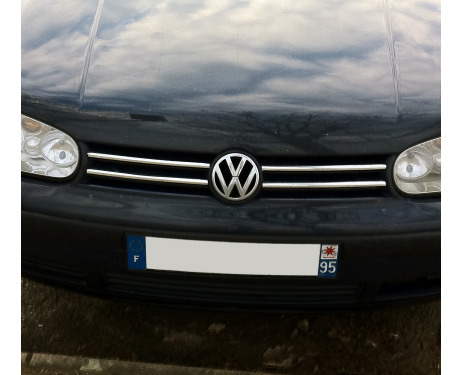 Cornice della griglia radiatore superiore cromata VW Golf 4
