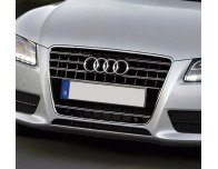 Double baguette de calandre chromée compatible Audi A5 Cabriolet 0911 Audi A5 Coupé 0711 Audi A5 S