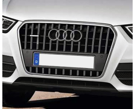 Double baguette de calandre chromée compatible Audi Q3