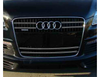 Double baguette de calandre chromée compatible Audi Q7