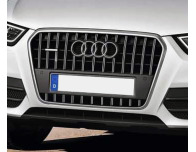 Double baguette de calandre chromée pour Audi Q3
