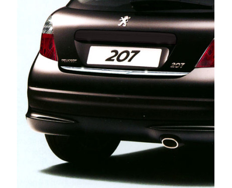 Moldura de maletero cromada Peugeot 207 0612 Peugeot 207 CC 0715 Peugeot 207 SW 0713