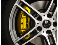 Painting kit for brake calipers yellow