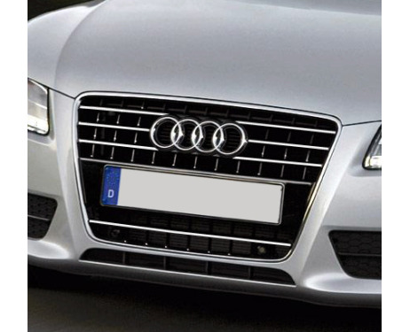 Radiator grill chrome trim compatible with Audi A5 Cabriolet 0911 Audi A5 Coupé 0711 Audi A5 Sport