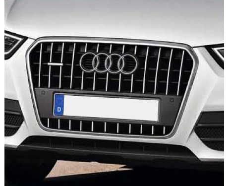 Radiator grill chrome trim compatible with Audi Q3