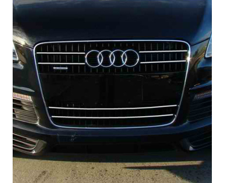 Radiator grill chrome trim compatible with Audi Q7