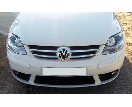 Radiator grill chrome trim compatible with VW Golf 5 Plus