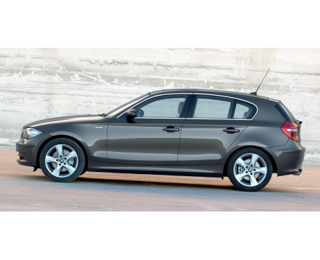 ZierChromleiste für seitliche Autofensterkonturen BMW Série 1 E87 LCI 0711
